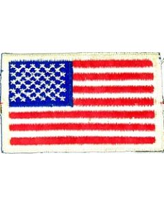 091302 - US Flag 3 1/8 x 1 7/8" sew on