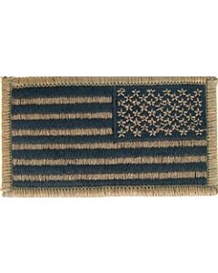 091309 - US Flag Patch  Left shoulder 3.25 x 1 5/8 (Sew On)