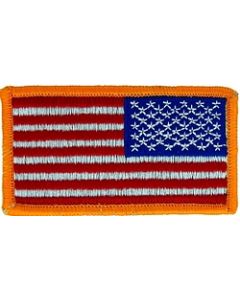 091411 - US Flag left 3 1/8 x 1 3/4" SEW ONLY