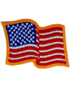 091502 - US Flag Patch 3 1/2 x 3" (sew only)
