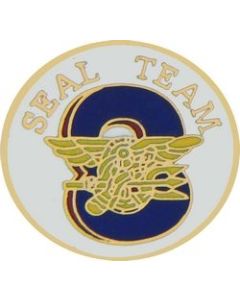 14120 - US Navy Seal Team 8 Insignia Pin