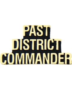 14202 - Past District Commander Script Pin