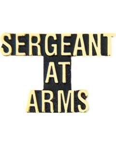 14208 - Sergeant at Arms Script Pin