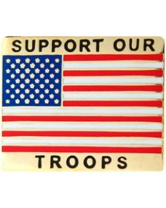 14270 - Support Our Troops United States Flag Pin