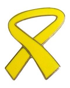 14273 - Yellow Ribbon Pin