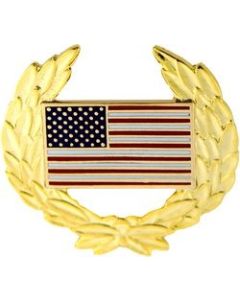 14294 - United States Flag with Wreath Pin