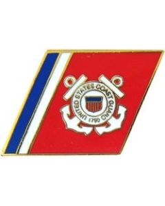 14322 - United States Coast Guard Racing Stripes Pin