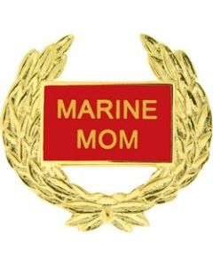 14362 - Marine Mom with Wreath Pin