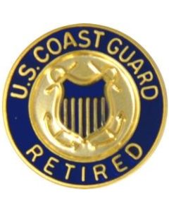 14378 - United States Coast Guard Retired Insignia Pin