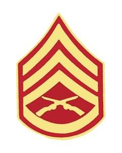 14390 - Marine Corps Staff Sergeant (Ssgt / E-6) Rank Insignia Pin