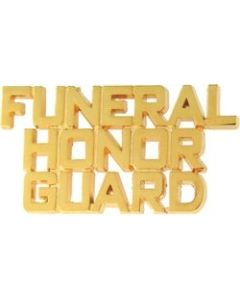 14439 - Funeral Honor Guard Script Pin
