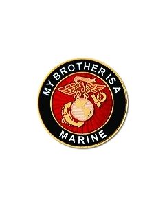 14472 - My Brother Is A Marine Insignia Pin