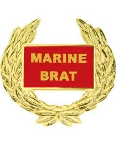 14497 - Marine Brat with Wreath Pin