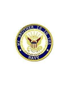 14502 - My Brother Is In The Navy Insignia Pin