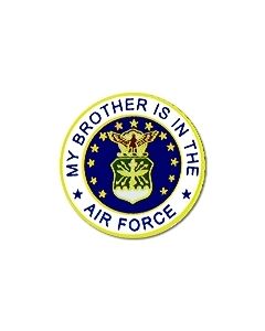 14506 - My Brother Is In The Air Force Emblem Pin