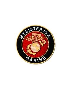 14508 - My Sister Is A Marine Insignia Pin