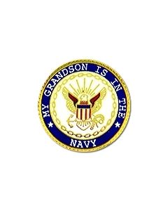 14522 - My Grandson Is In The Navy Insignia Pin