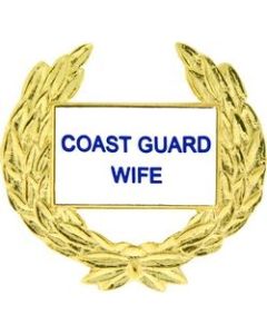 14528 - Coast Guard Wife with Wreath Pin