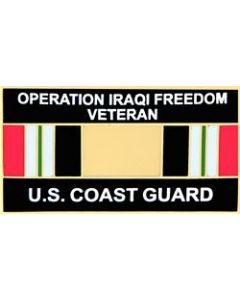 14550 - Operation Iraqi Freedom Veteran United States Coast Guard with Ribbon Pin