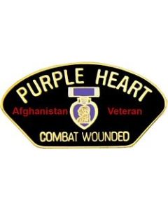 14599 - Afghanistan Combat Wounded Purple Heart Pin