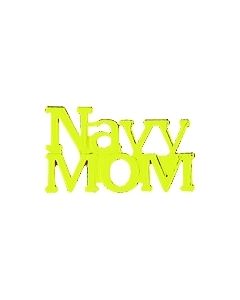 14612 - Navy Mom Script Pin