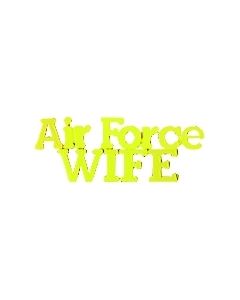 14617 - United States Air Force Wife Script Pin