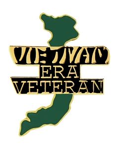 14641 - Vietnam Shaped Era Veteran Pin