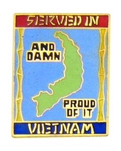 14742 - Serviced In Vietnam And Proud Of It Pin