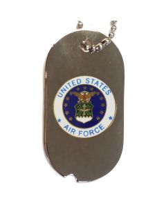 14773-DTNC - United States Air Force Emblem Dog Tag Necklace
