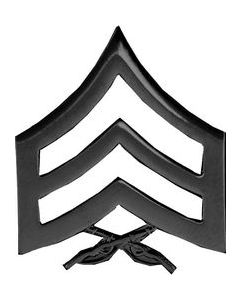 14886BK - United States Marine Corps Sergeant (Sgt) Stripes Pin