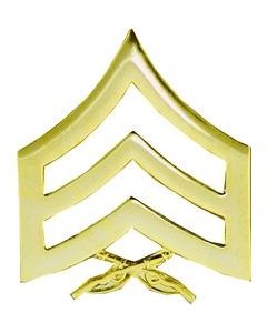 14886GL - United States Marine Corps Sergeant (Sgt) Stripes Pin