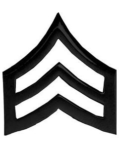 14887BK - Army Sergeant Stripes Pin