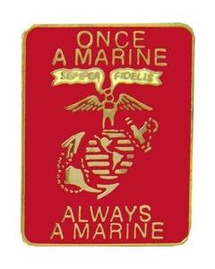 14898 - Once A Marine Always A Marine Pin