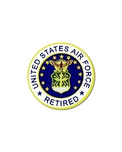 15039 - United States Air Force Retired Emblem Pin