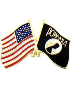 15122 - POW/MIA Symbol and United States Flag Pin