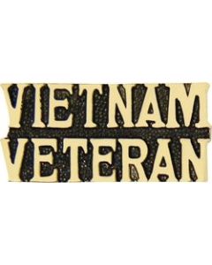 15206 - Vietnam Veteran Script Pin