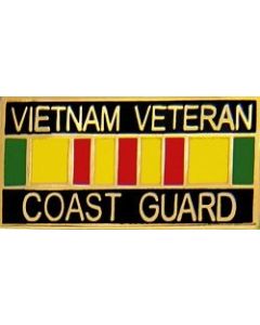 15631 - Vietnam Veteran United States Coast Guard with Ribbon Pin