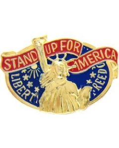 15660 - Stand Up For America Pin