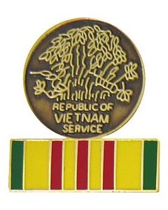 15664 - Vietnam Service Ribbon Pin