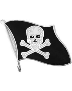 15721 - Skull Flag Pin