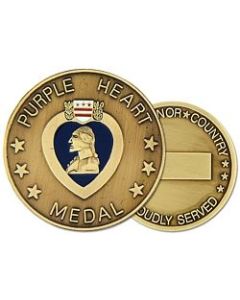 22326 - Purple Heart Challenge Coin