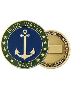 22334 - United States Navy Blue Water Navy Challenge Coin