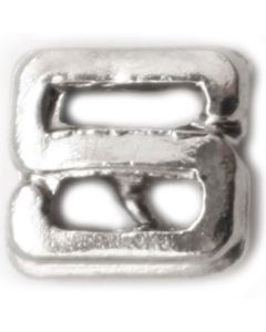 2558 - Silver Letter "S" Ribbon Bar
