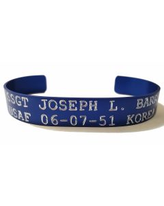 40066USAF - Blue POW/MIA Korea Bracelet