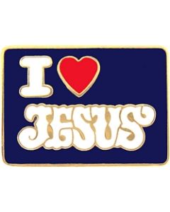 6324 - I Love Jesus Pin