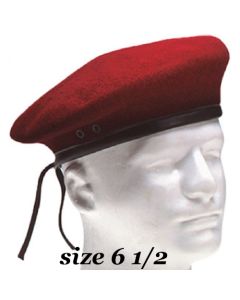 AF Red Beret size 6 1/2- br1-612