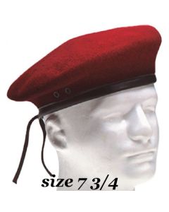 AF Red Beret size 7 3/4- br1-734