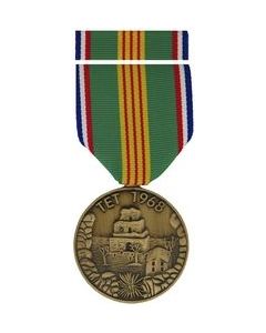 CM7 - Vietnam Tet Offensive Commemorative Medal and Ribbon