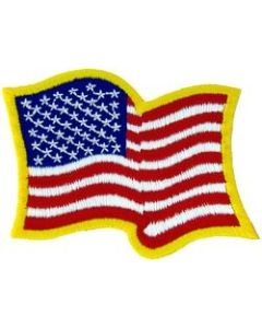 FL1042 - US Wavy Flag Small Patch
