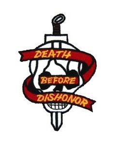 FL1384 - Death Before Dishonor Small Patch